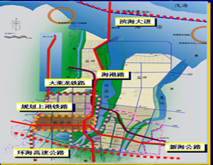 滨海开发区东城道路项目